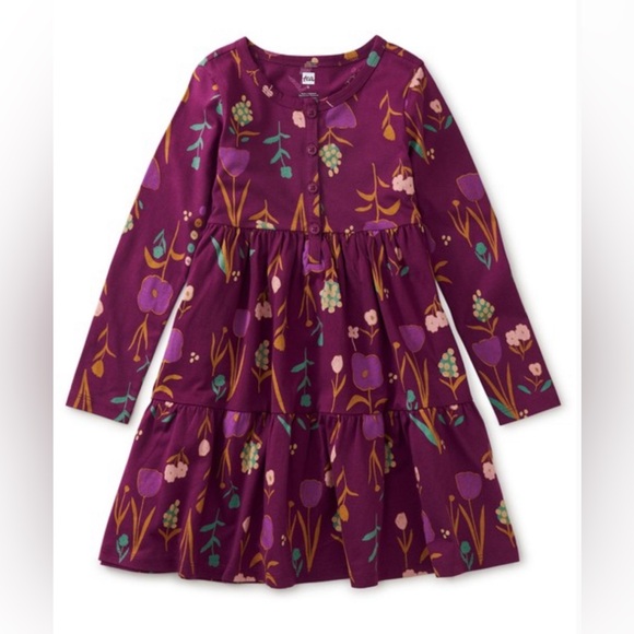 Tiered Henley Dress - Picture 1 of 2